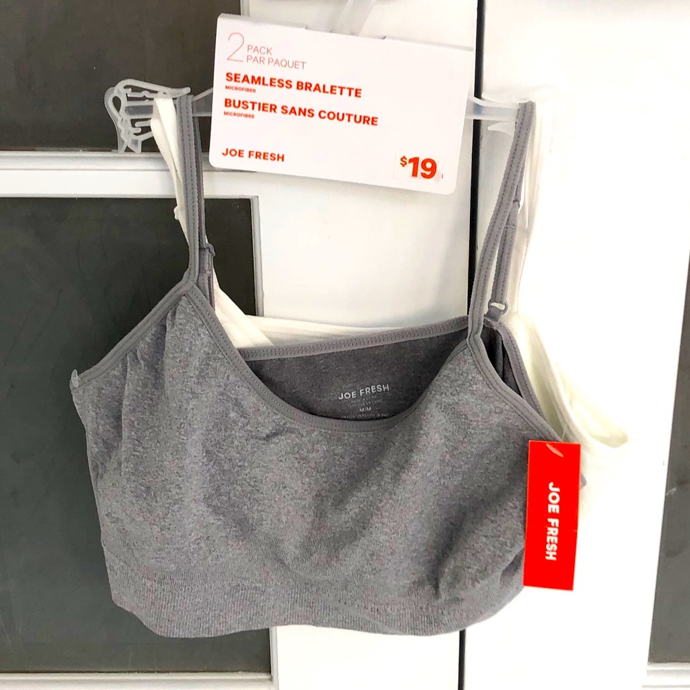 NWT Joe Fresh bralettes.